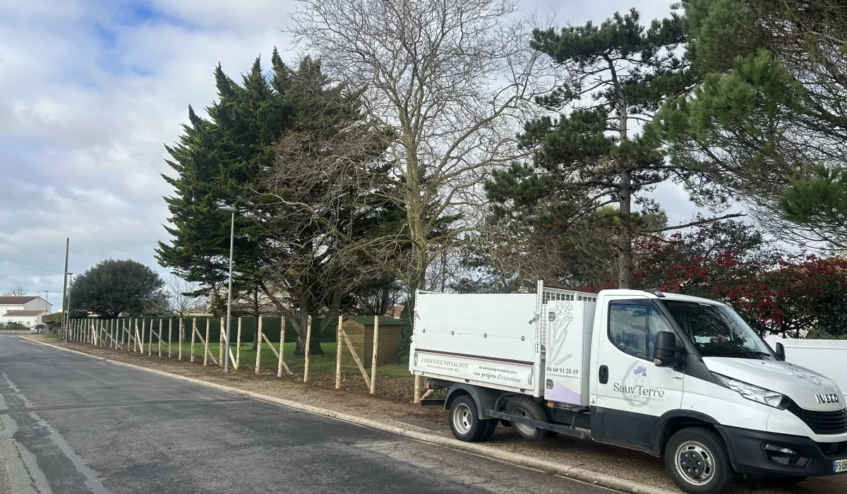 Cloture en châtaignier de 50 m